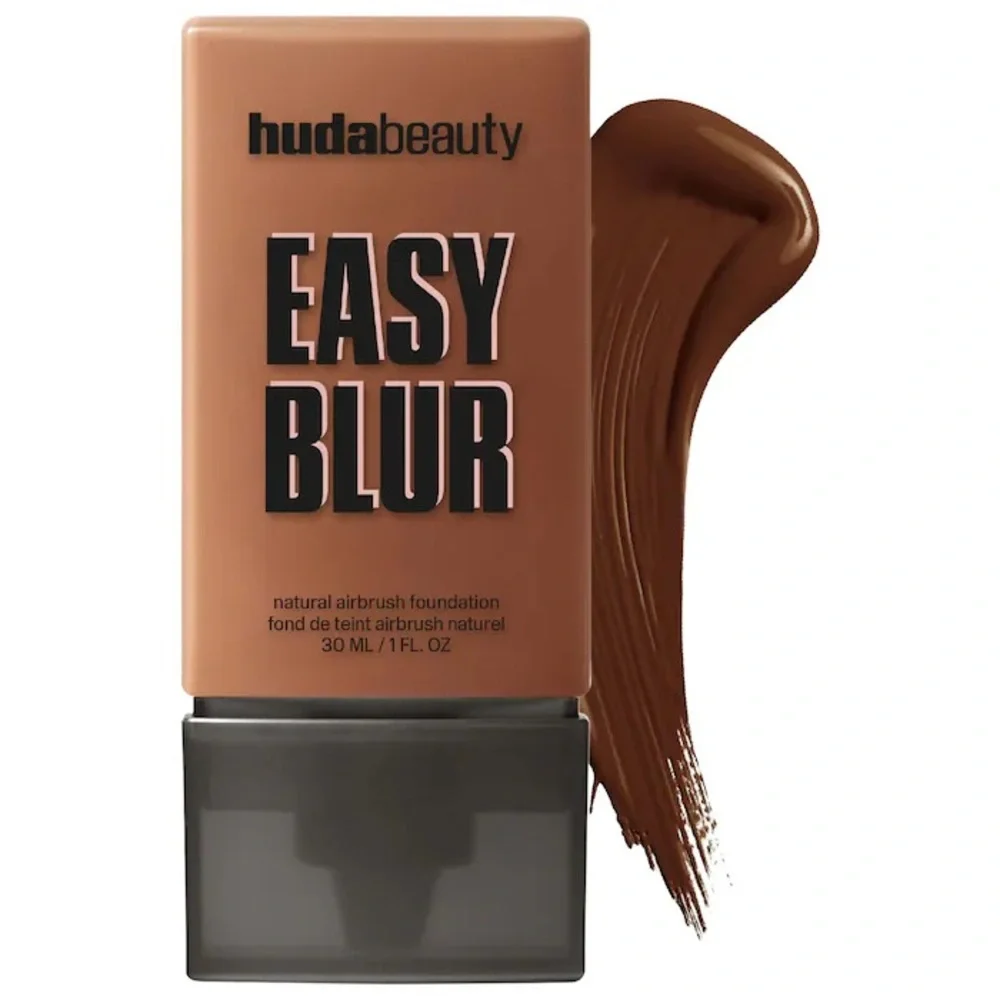 HUDA BEAUTY  Easy Blur Natural Airbrush Foundation Niacinamide - Chocolate Swirl